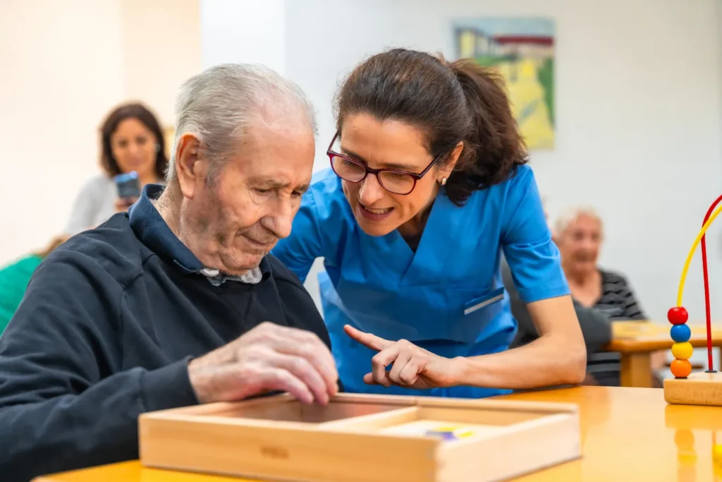 Specialized care for elderly man